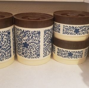Vintage Aladinware Canisters